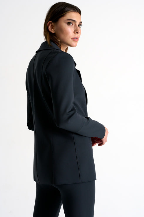 Shan Sofia Structured 3D jersey blazer